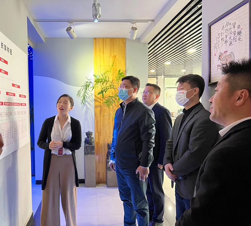 邯鄲市復(fù)興區(qū)委常委、宣傳部長李巖濤來公司調(diào)研指導(dǎo)工作